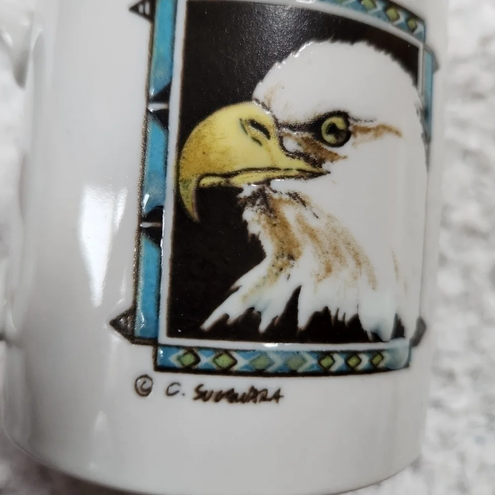 Otagiri Japan American Bald Eagle Ceramic Coffee Mug